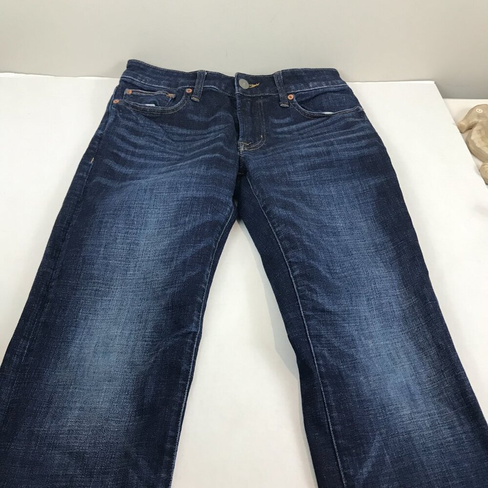 Women's AEO Drk wash straight leg jeans Size 28 x 30